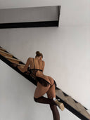 Petal Transparan Dantel Babydoll