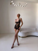 Carmen Siyah Premium Babydoll ( Külot dahil)